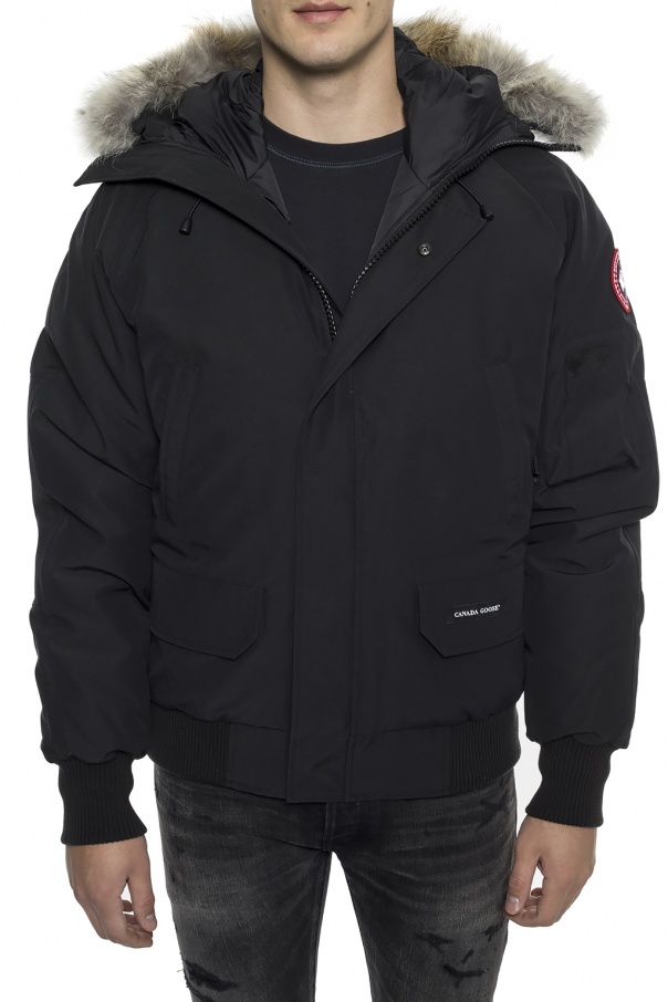 Canada Goose Down jacket with a hood SchaferandweinerShops Men s Clothing Kurtka damska Woolrich Aliquippa Long Jacket CFWWOU0719FRUT3085 100